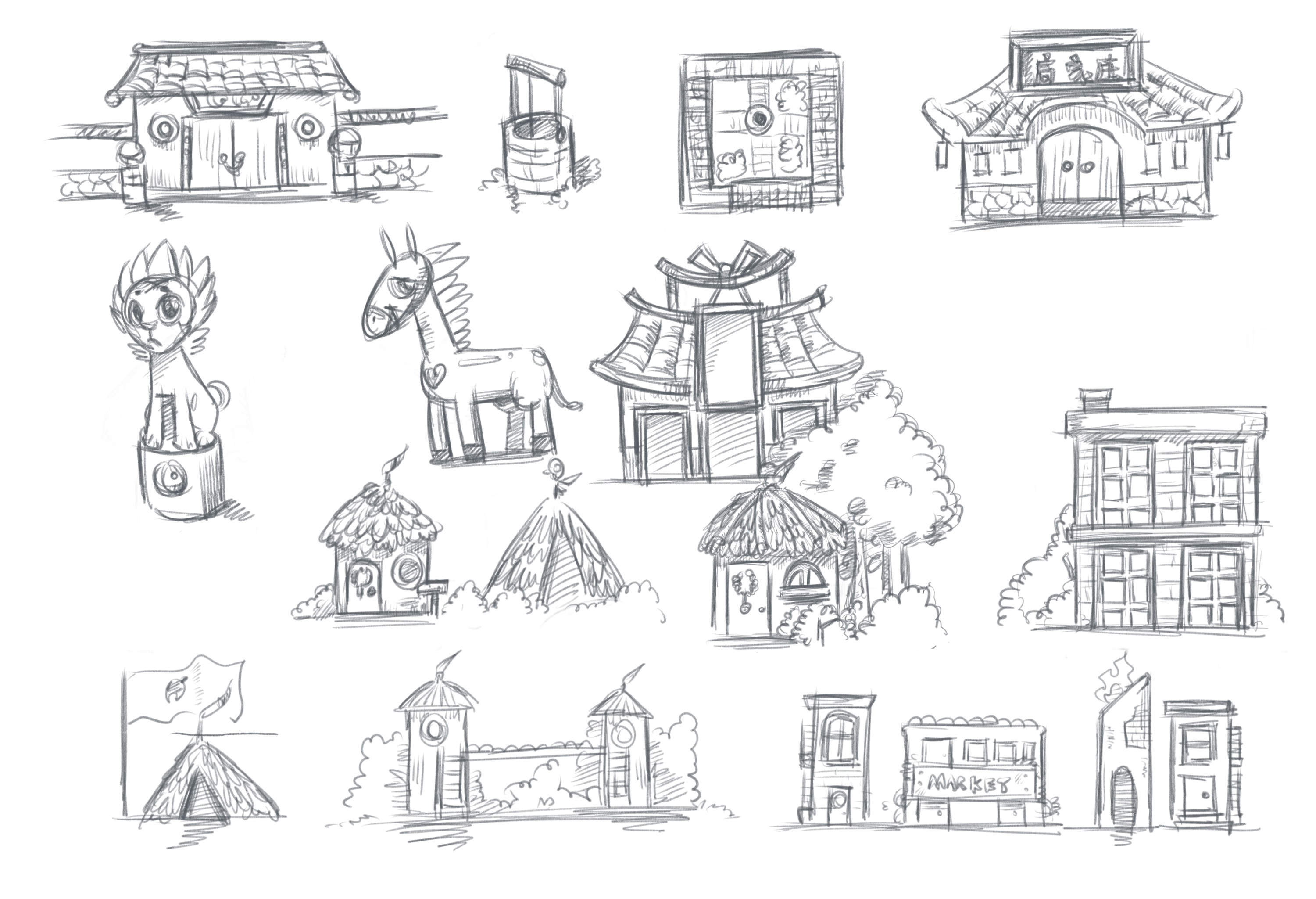 Little Town Mage — character concept art