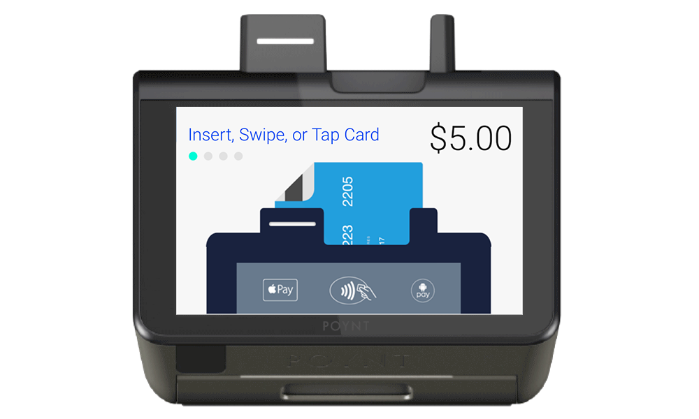 Poynt — original customer checkout view