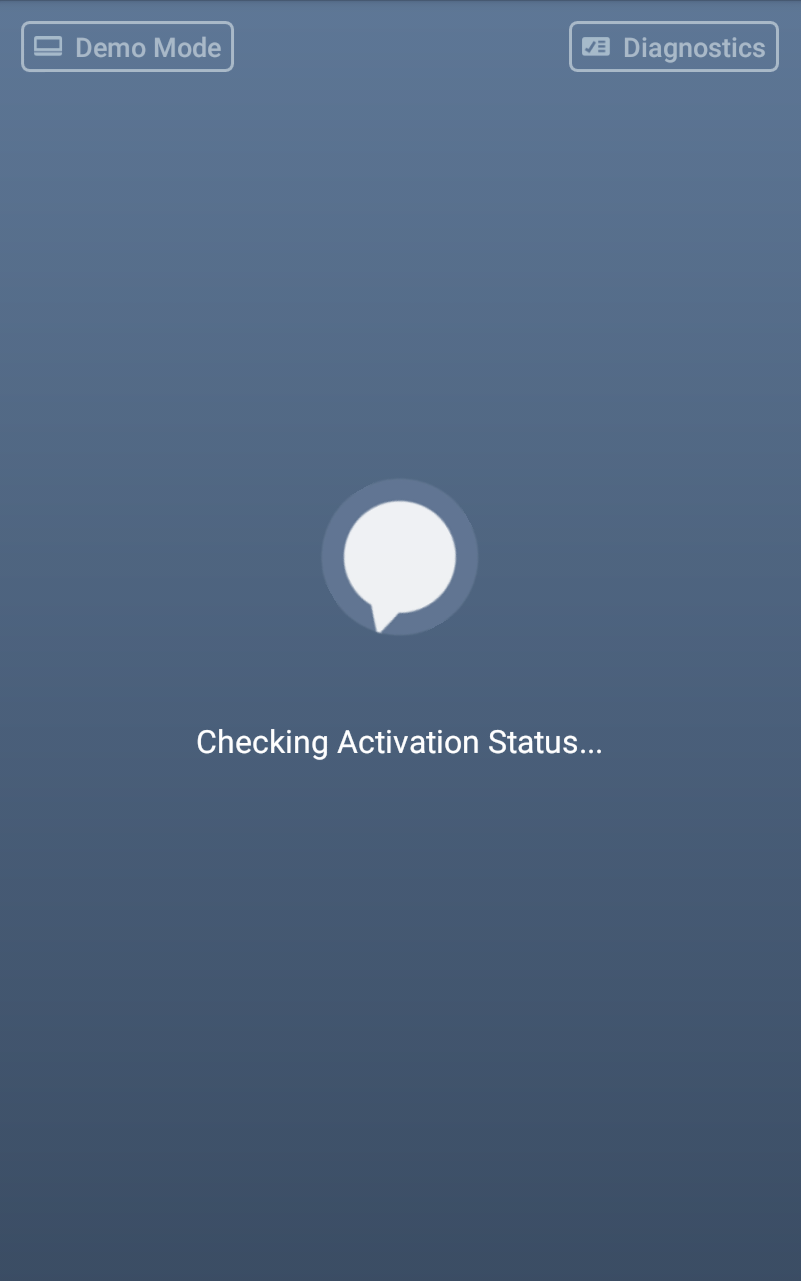 Poynt onboarding — original software update screen