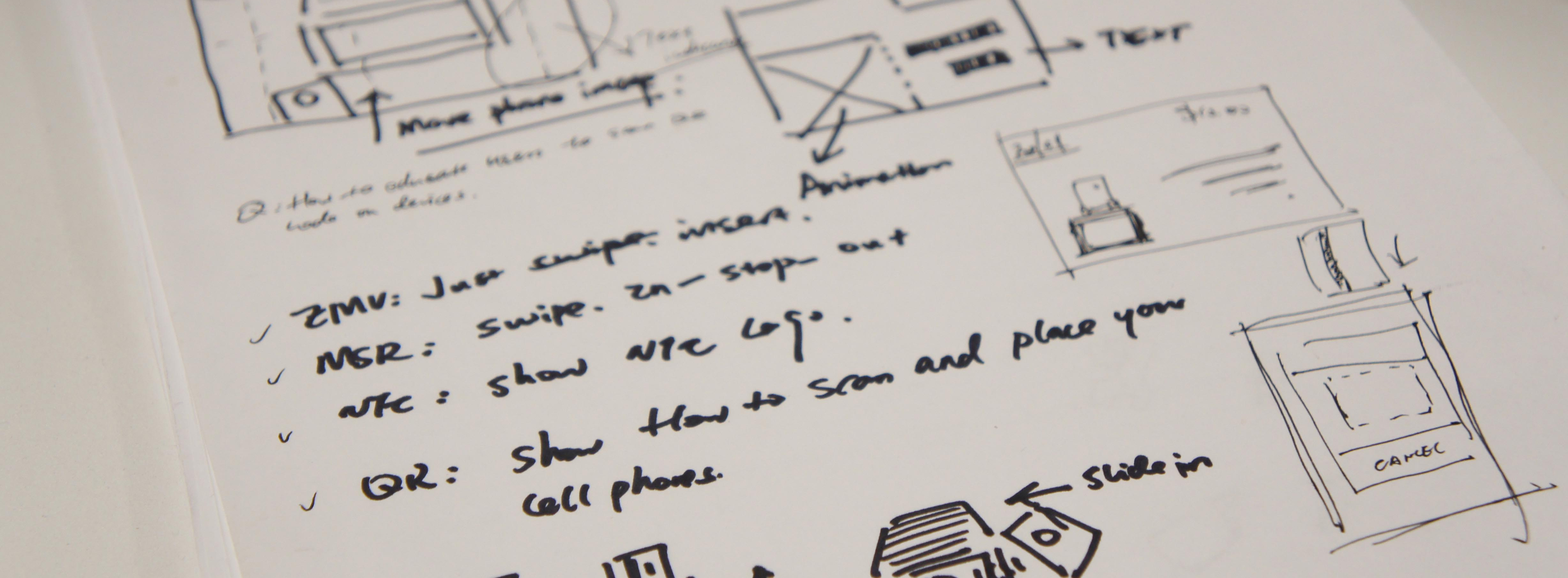 Poynt checkout — ideation sketch