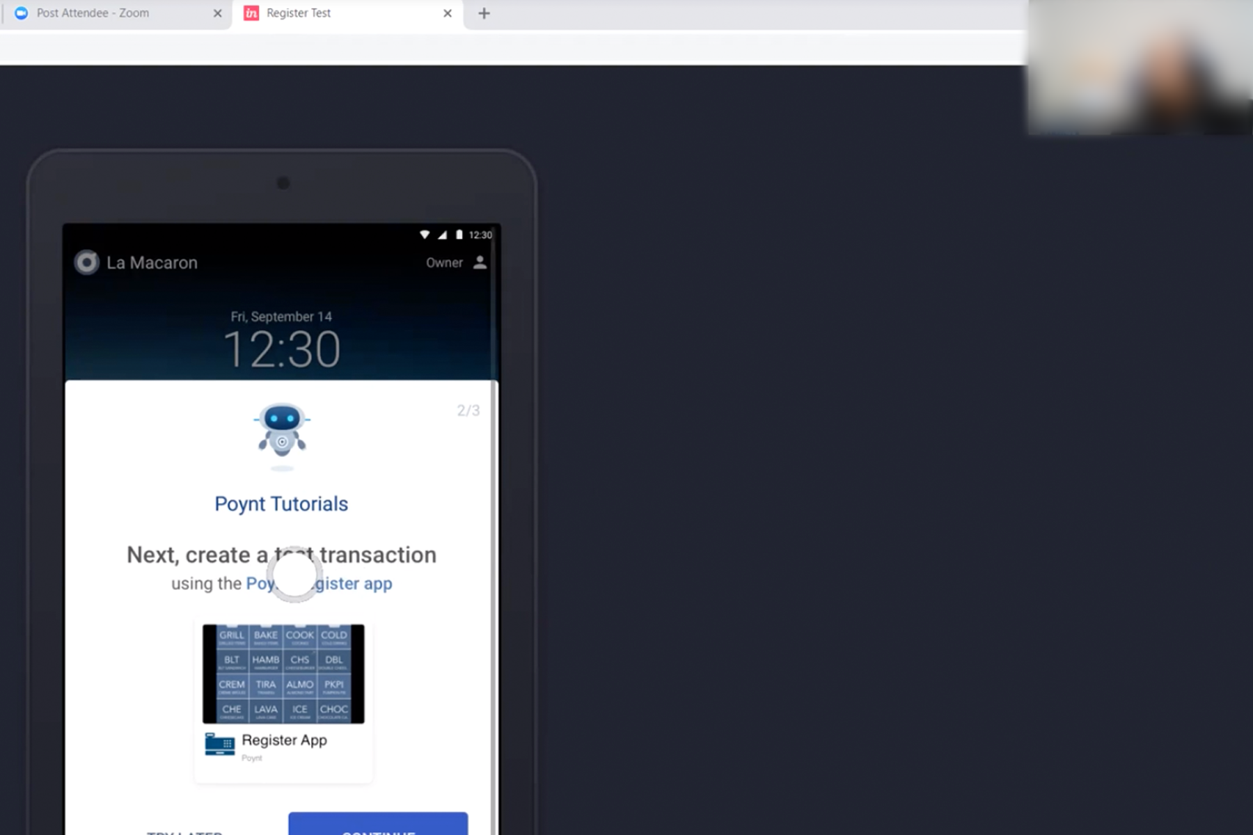 Poynt onboarding — usability testing results