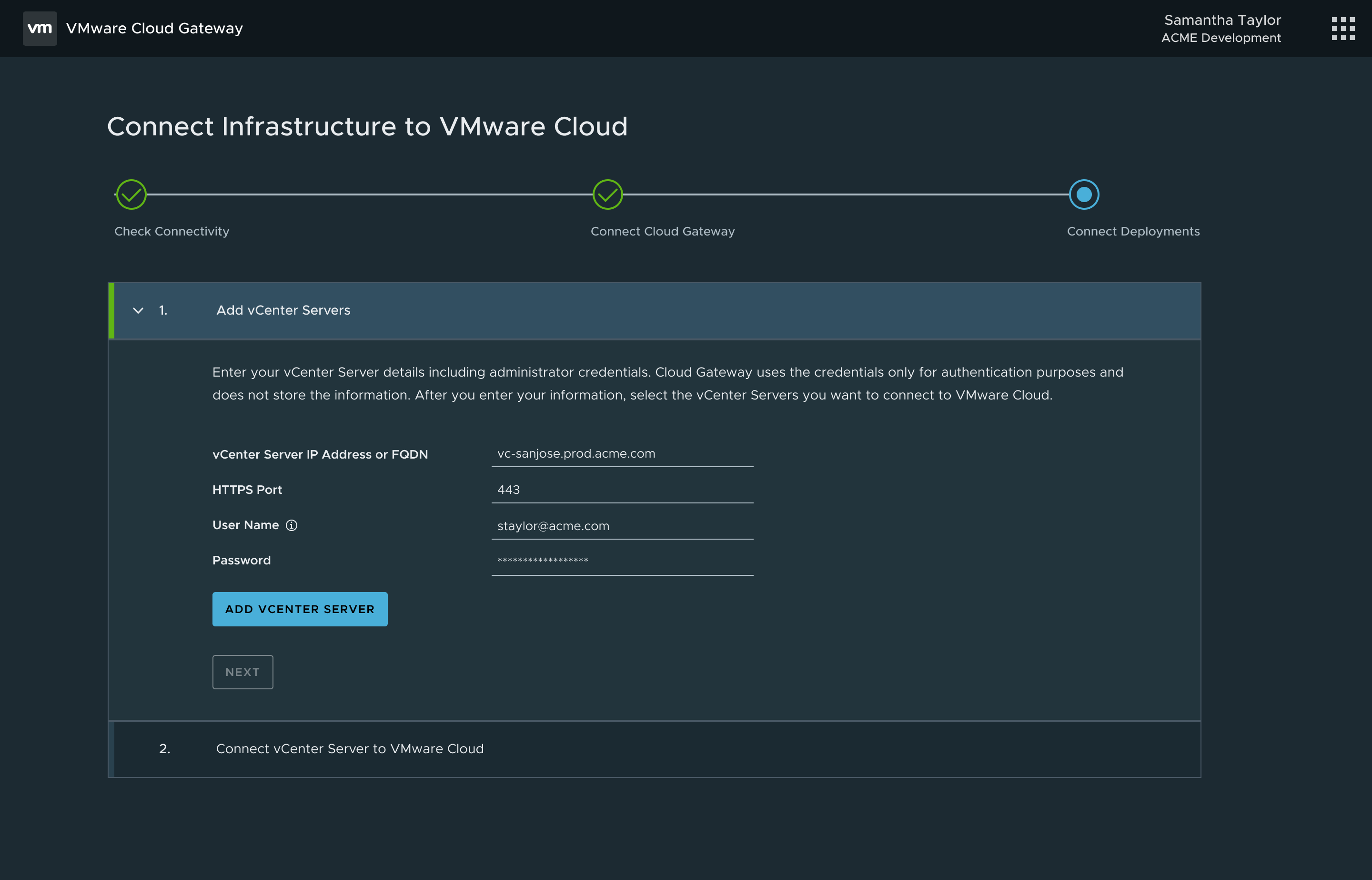 VMware Free Trial — connect data centers to onboard vSphere+